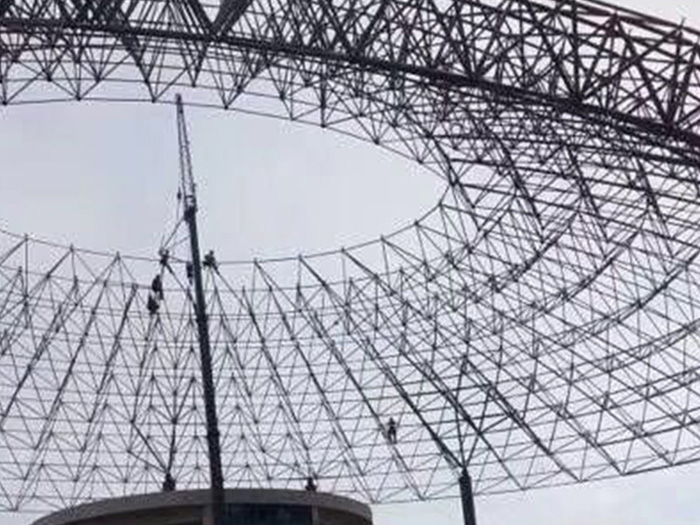 承德篮球馆球形网架厂家价格